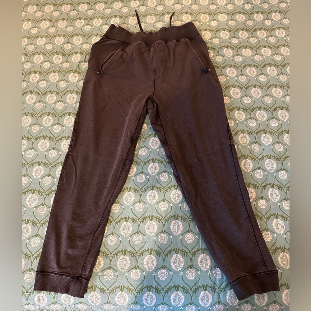 Lululemon ABC Joggers, size large and color charcoal.